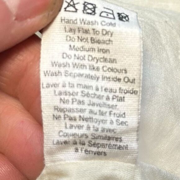 dRA LOS ANGELES Women’s Cream & Navy Textured Short Sleeve Shift Dress Size XS - Picture 5 of 6